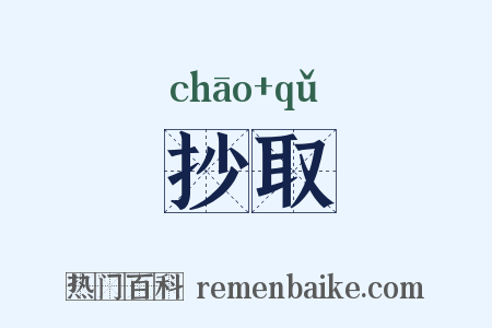 抄取是什么意思的图片